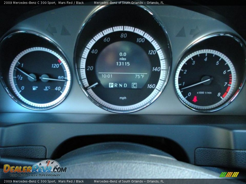 2009 Mercedes-Benz C 300 Sport Mars Red / Black Photo #19