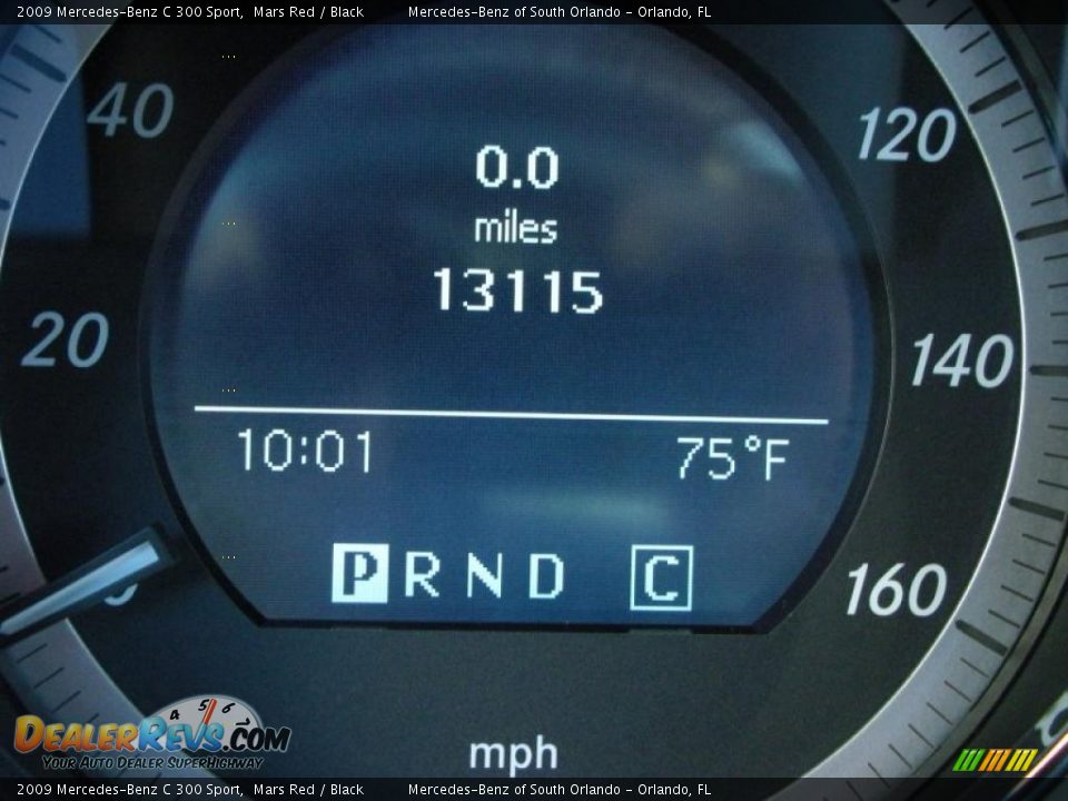 2009 Mercedes-Benz C 300 Sport Mars Red / Black Photo #20