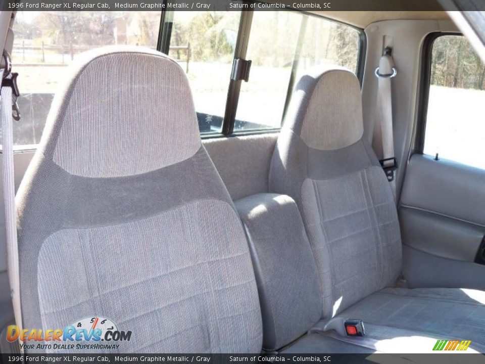 1996 Ford Ranger XL Regular Cab Medium Graphite Metallic / Gray Photo #21