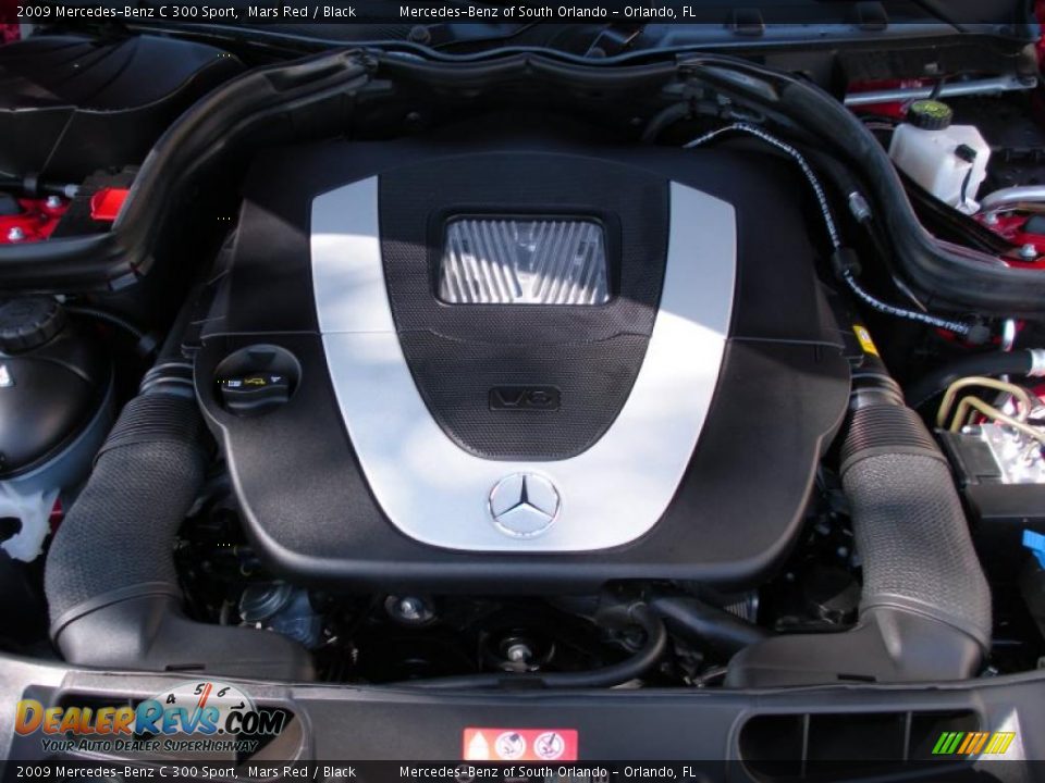 2009 Mercedes-Benz C 300 Sport Mars Red / Black Photo #24
