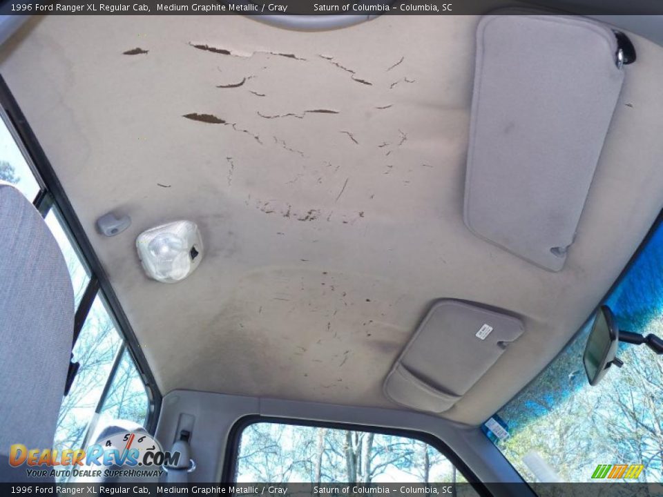 1996 Ford Ranger XL Regular Cab Medium Graphite Metallic / Gray Photo #22