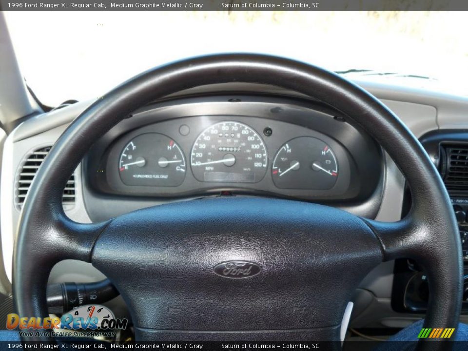 1996 Ford Ranger XL Regular Cab Medium Graphite Metallic / Gray Photo #23