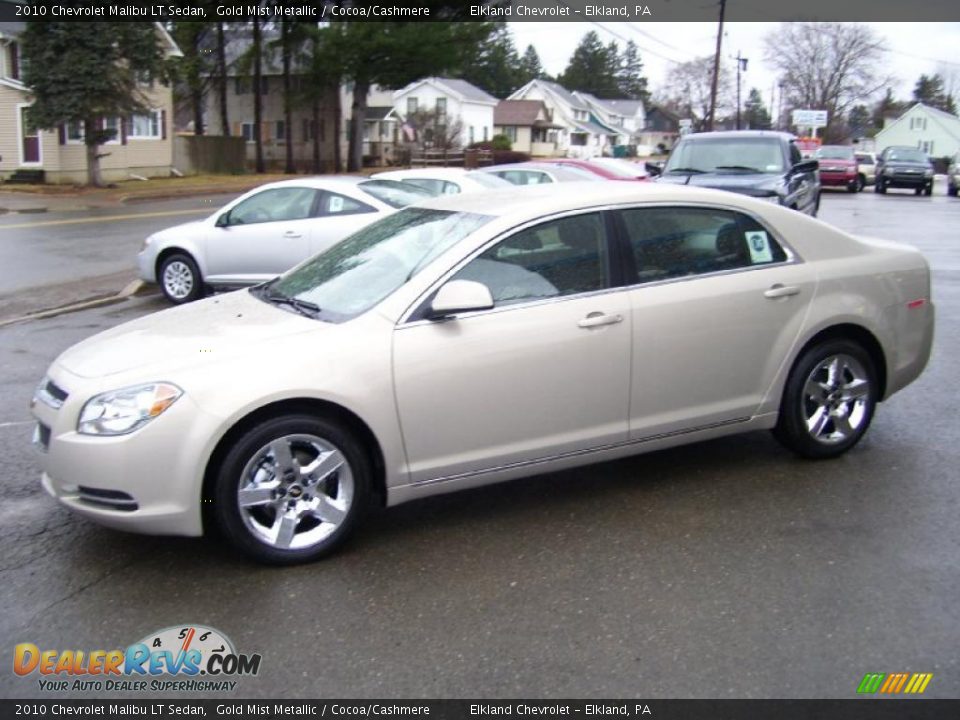 2010 Chevrolet Malibu LT Sedan Gold Mist Metallic / Cocoa/Cashmere Photo #1