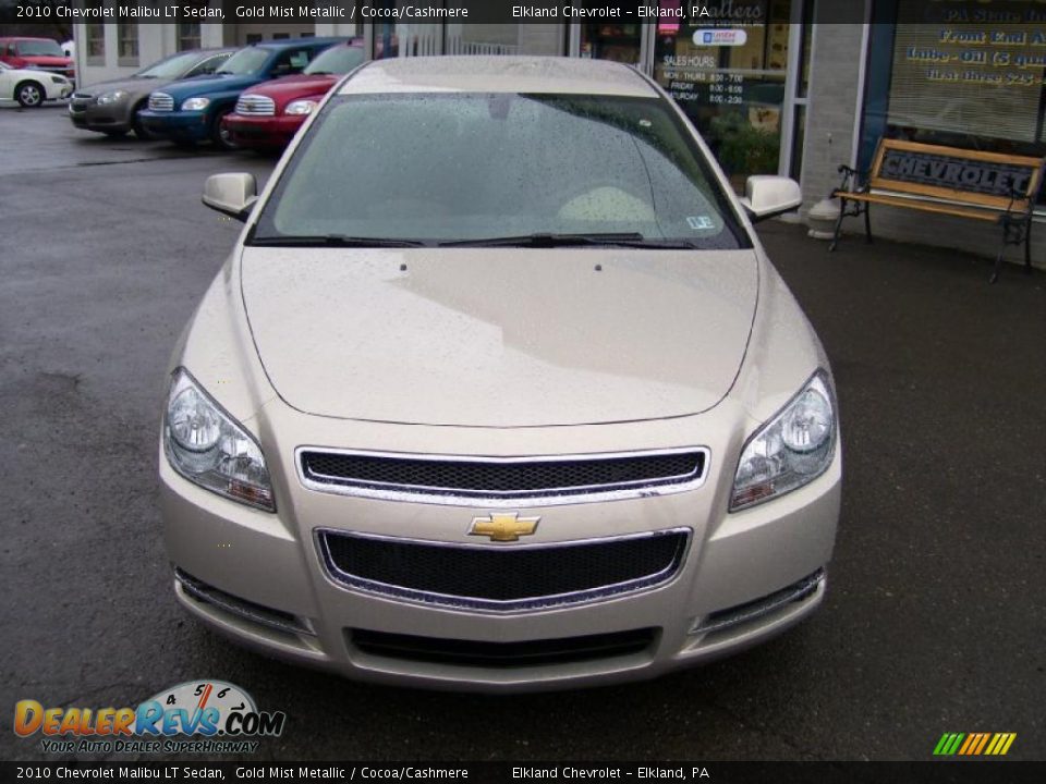 2010 Chevrolet Malibu LT Sedan Gold Mist Metallic / Cocoa/Cashmere Photo #3