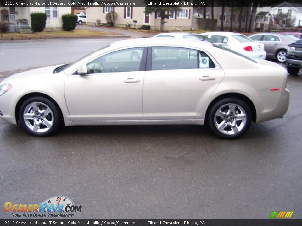 2010 Chevrolet Malibu LT Sedan Gold Mist Metallic / Cocoa/Cashmere Photo #7