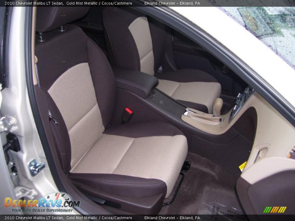 2010 Chevrolet Malibu LT Sedan Gold Mist Metallic / Cocoa/Cashmere Photo #14