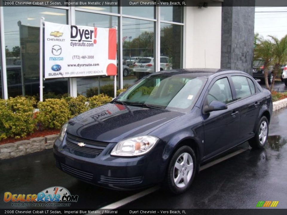 2008 Chevrolet Cobalt LT Sedan Imperial Blue Metallic / Neutral Photo #1