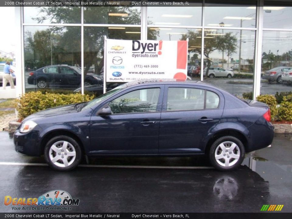2008 Chevrolet Cobalt LT Sedan Imperial Blue Metallic / Neutral Photo #3