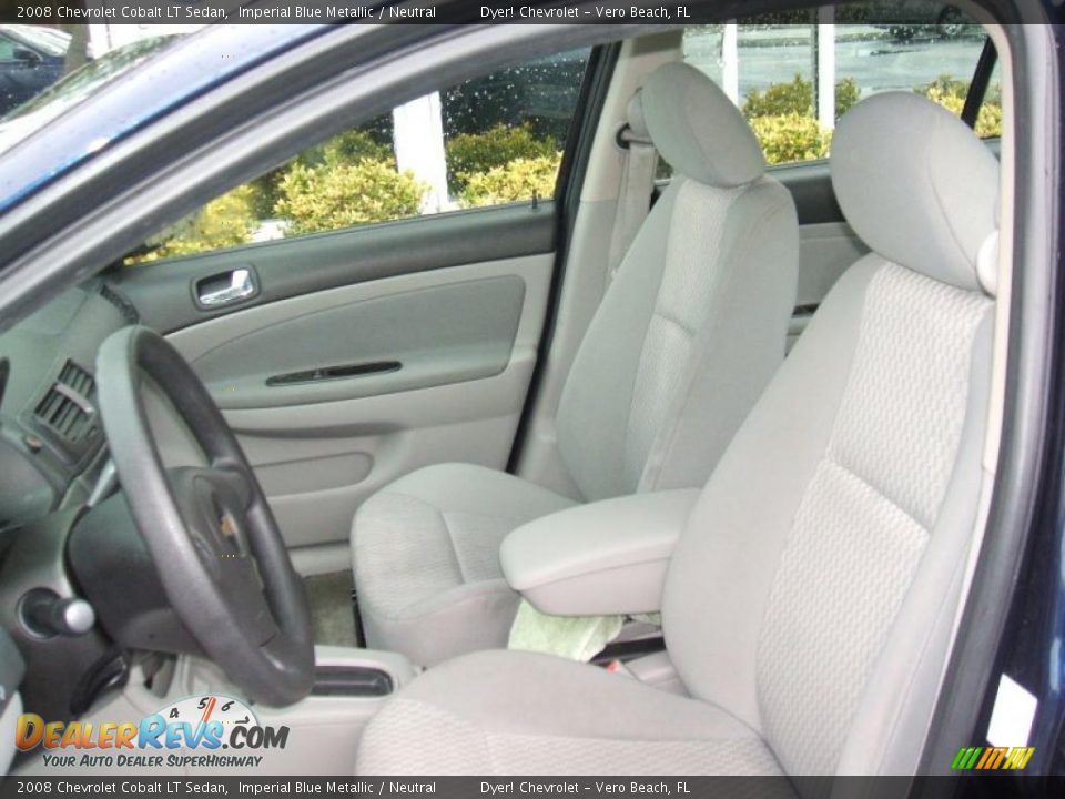 2008 Chevrolet Cobalt LT Sedan Imperial Blue Metallic / Neutral Photo #8