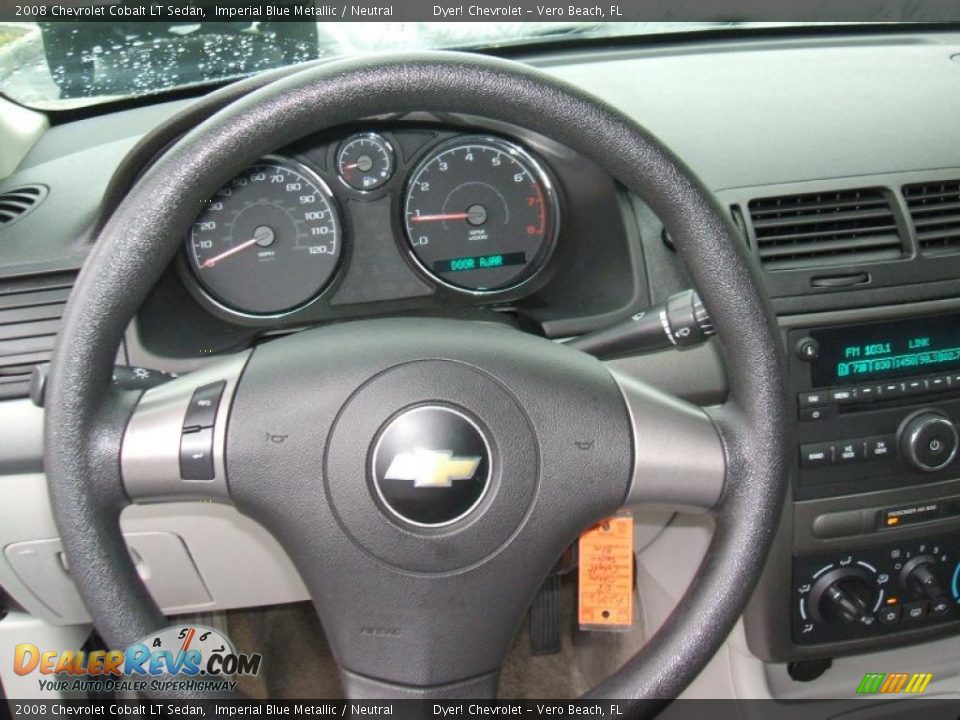 2008 Chevrolet Cobalt LT Sedan Imperial Blue Metallic / Neutral Photo #11