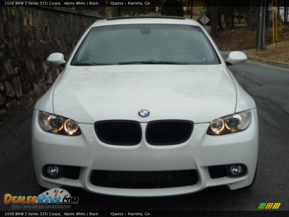 2008 BMW 3 Series 335i Coupe Alpine White / Black Photo #3