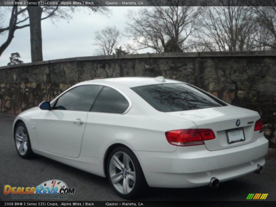 2008 BMW 3 Series 335i Coupe Alpine White / Black Photo #6
