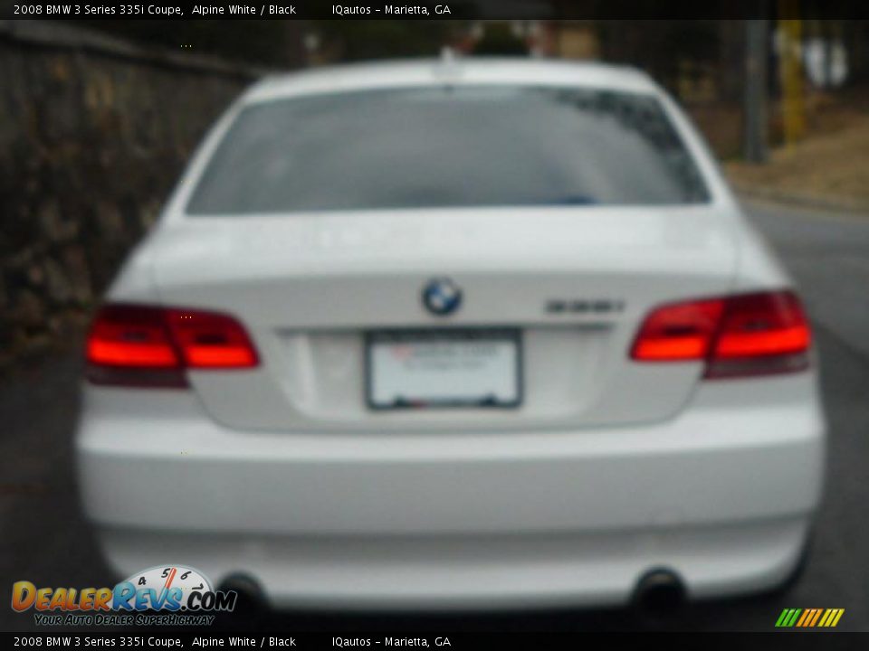 2008 BMW 3 Series 335i Coupe Alpine White / Black Photo #7