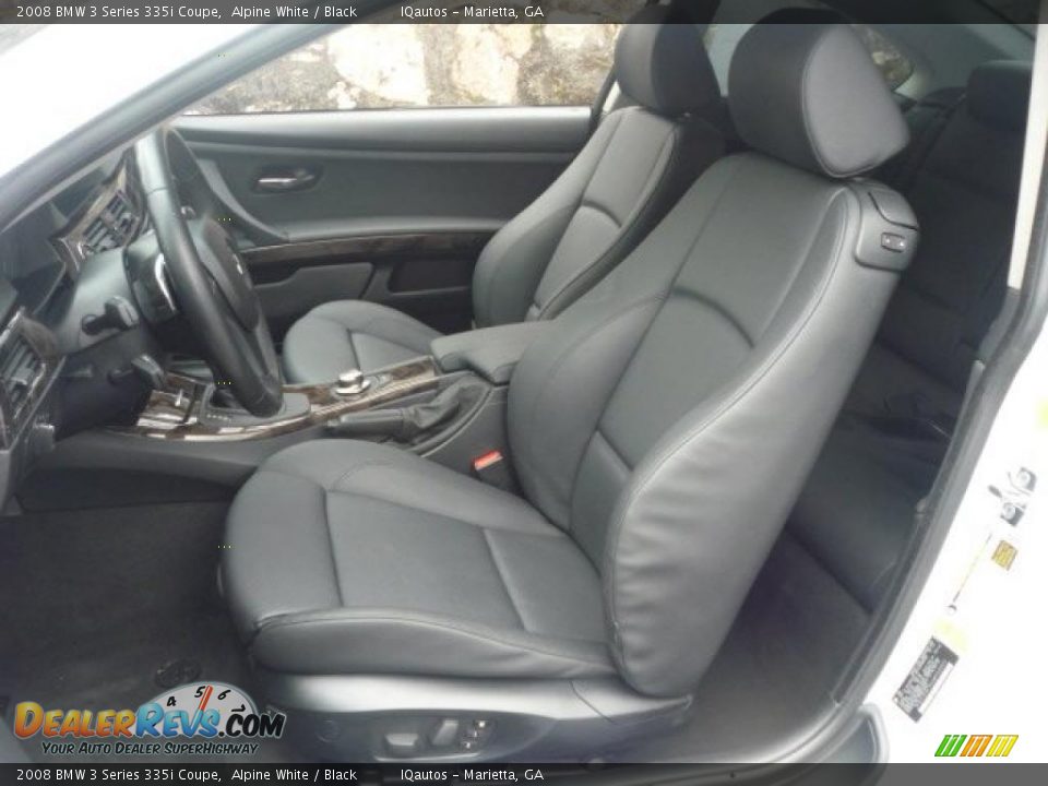 2008 BMW 3 Series 335i Coupe Alpine White / Black Photo #10