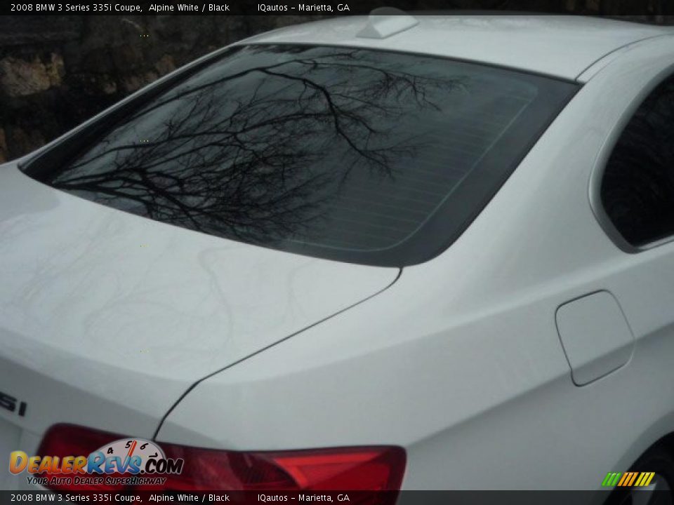 2008 BMW 3 Series 335i Coupe Alpine White / Black Photo #14