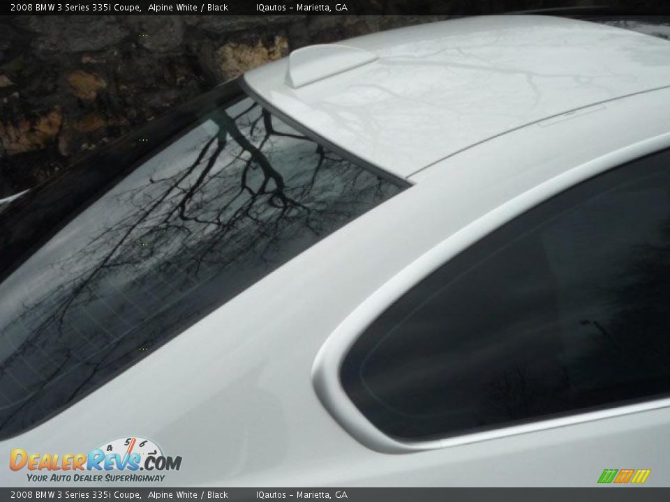 2008 BMW 3 Series 335i Coupe Alpine White / Black Photo #15