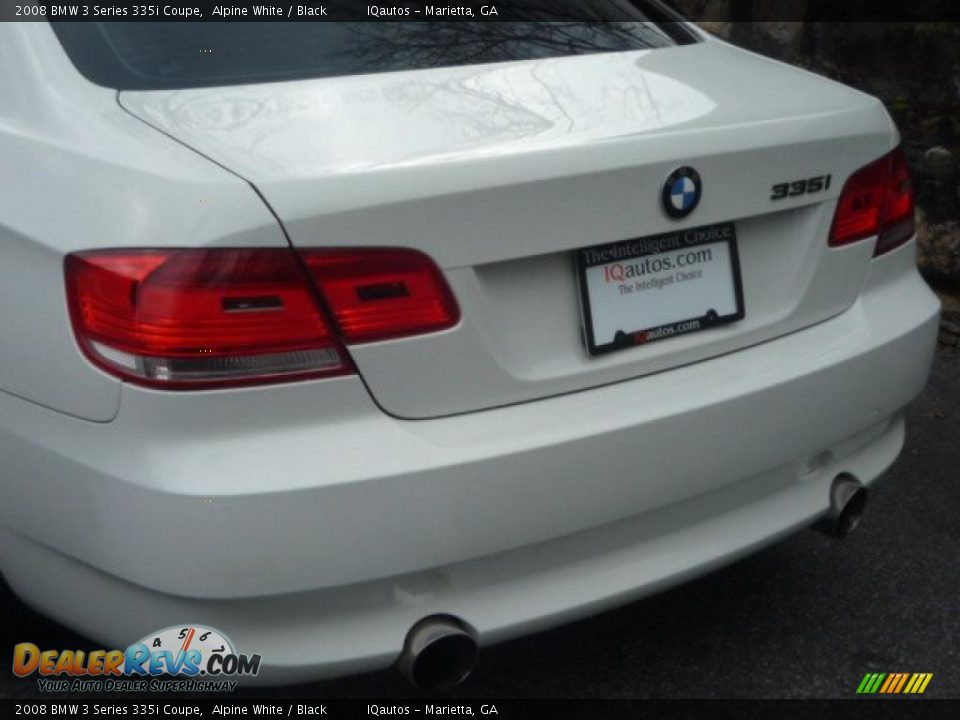 2008 BMW 3 Series 335i Coupe Alpine White / Black Photo #16