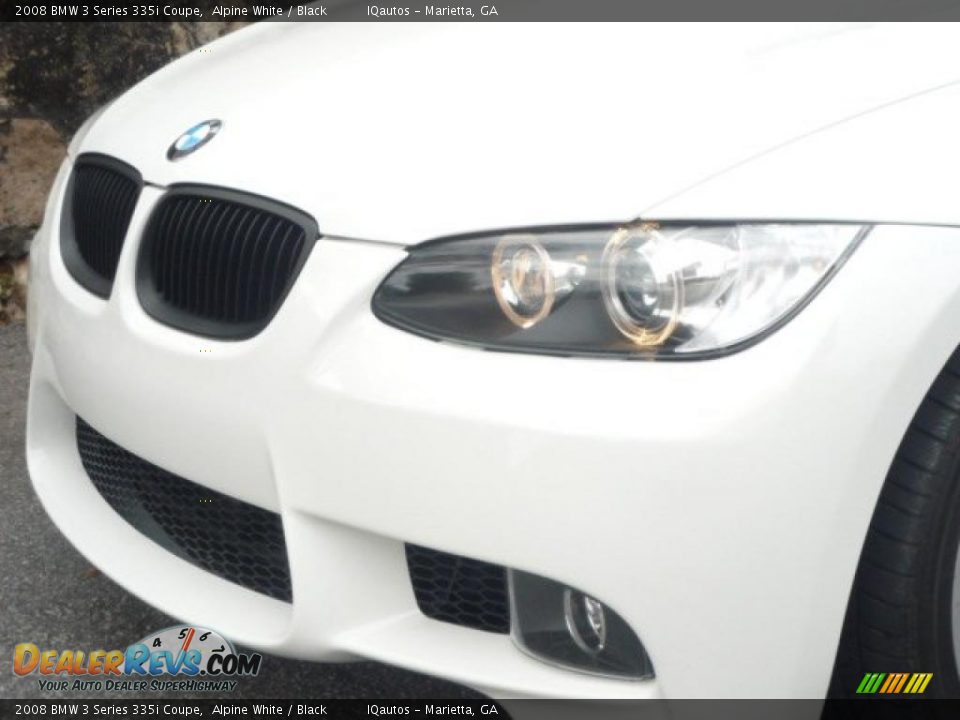 2008 BMW 3 Series 335i Coupe Alpine White / Black Photo #20
