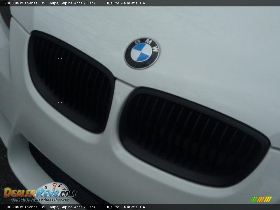 2008 BMW 3 Series 335i Coupe Alpine White / Black Photo #21