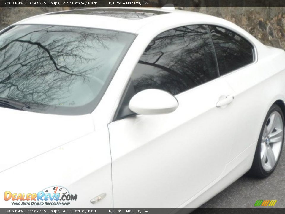 2008 BMW 3 Series 335i Coupe Alpine White / Black Photo #22