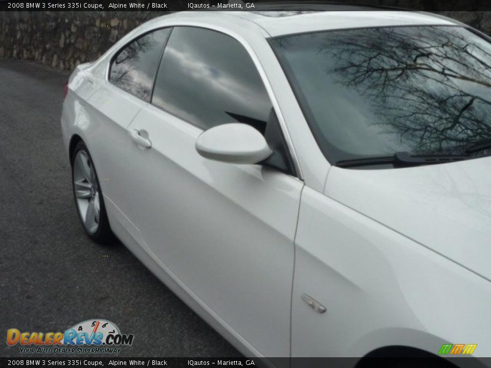 2008 BMW 3 Series 335i Coupe Alpine White / Black Photo #24