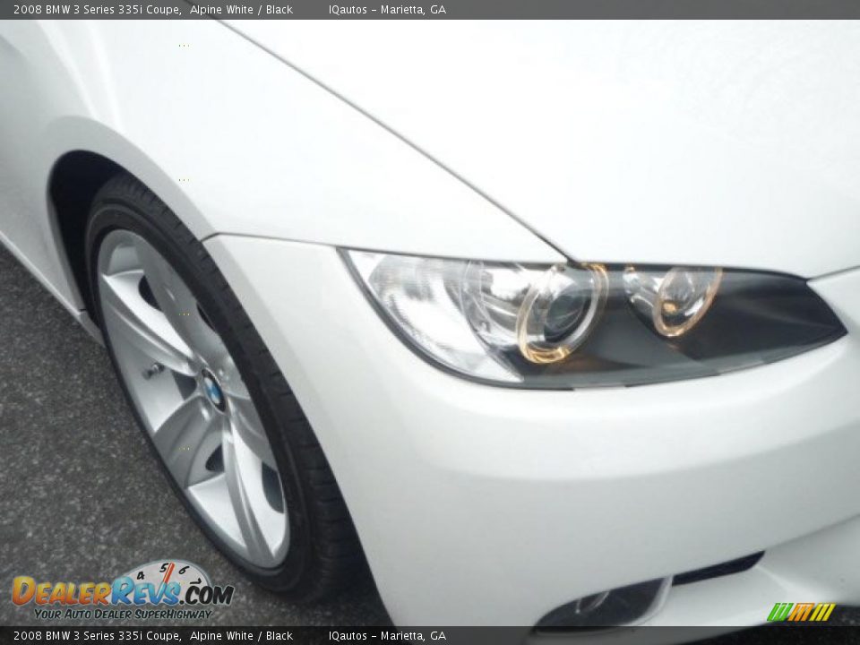 2008 BMW 3 Series 335i Coupe Alpine White / Black Photo #26