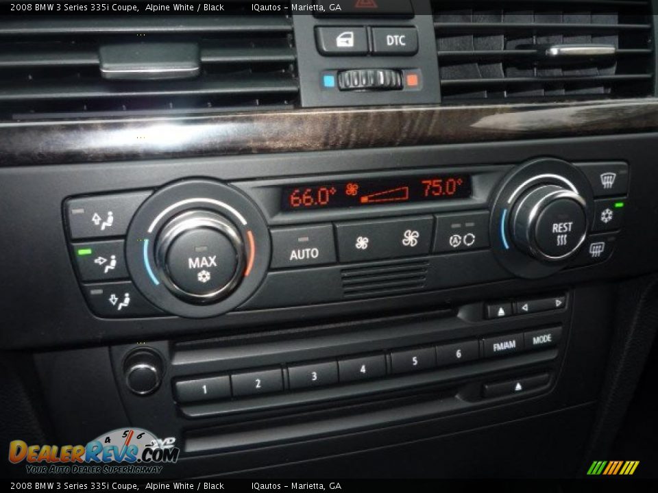 2008 BMW 3 Series 335i Coupe Alpine White / Black Photo #31