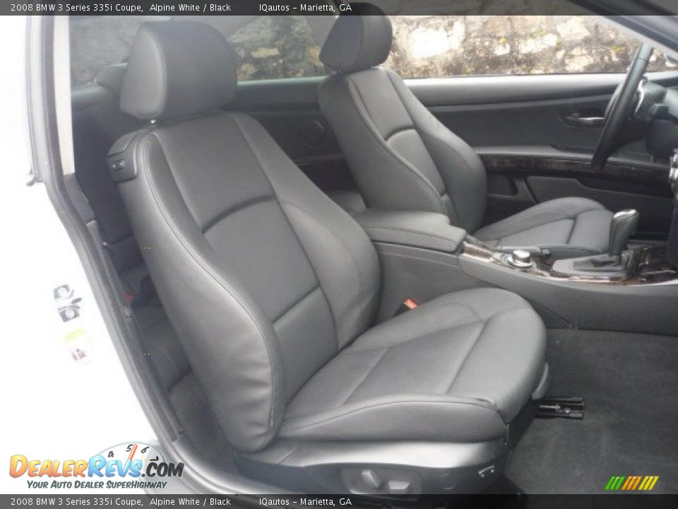 2008 BMW 3 Series 335i Coupe Alpine White / Black Photo #32