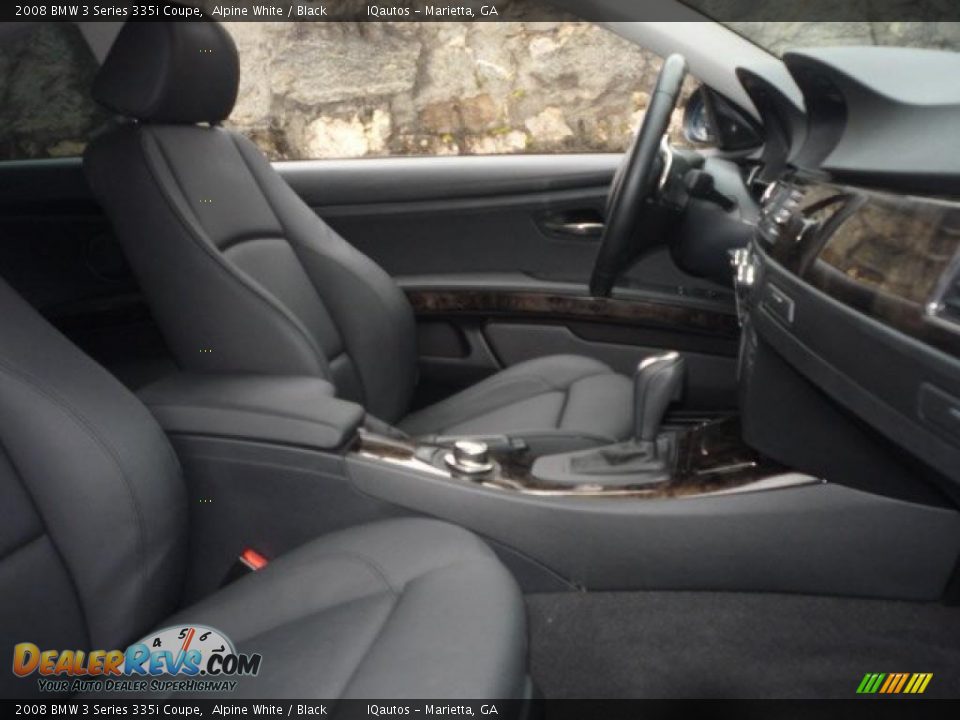 2008 BMW 3 Series 335i Coupe Alpine White / Black Photo #33