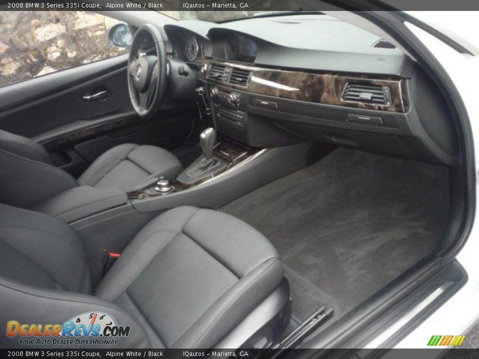 2008 BMW 3 Series 335i Coupe Alpine White / Black Photo #34