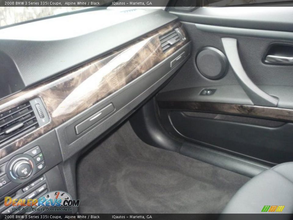 2008 BMW 3 Series 335i Coupe Alpine White / Black Photo #35