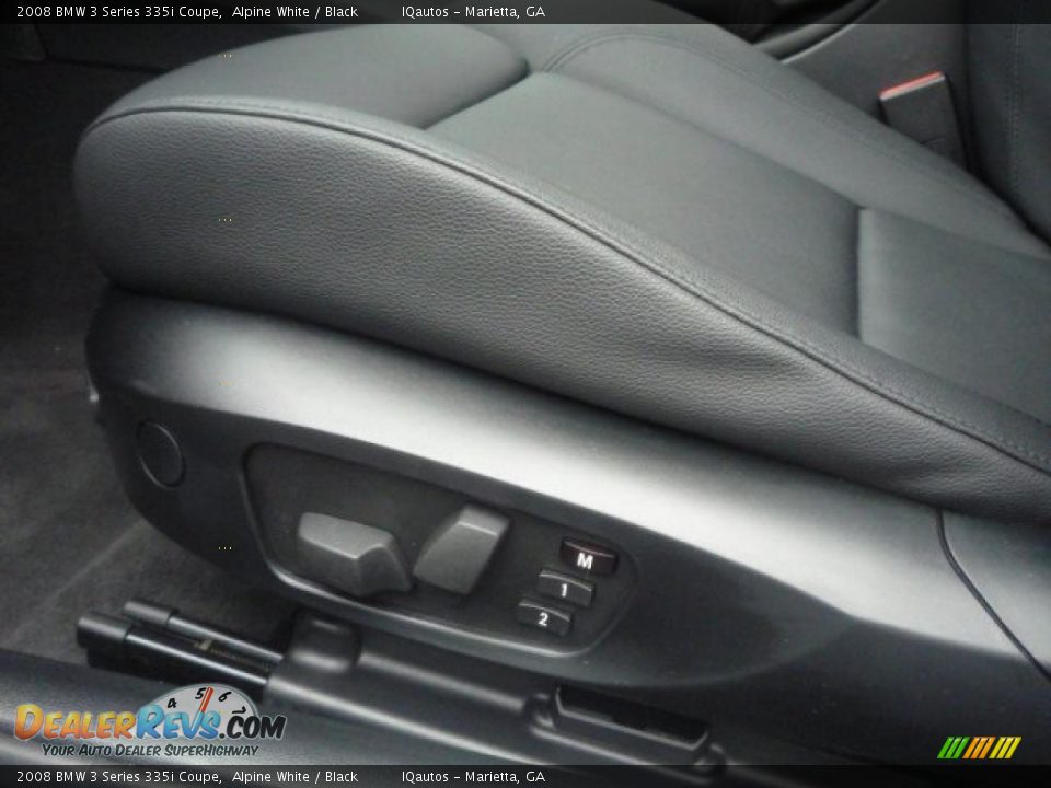 2008 BMW 3 Series 335i Coupe Alpine White / Black Photo #36
