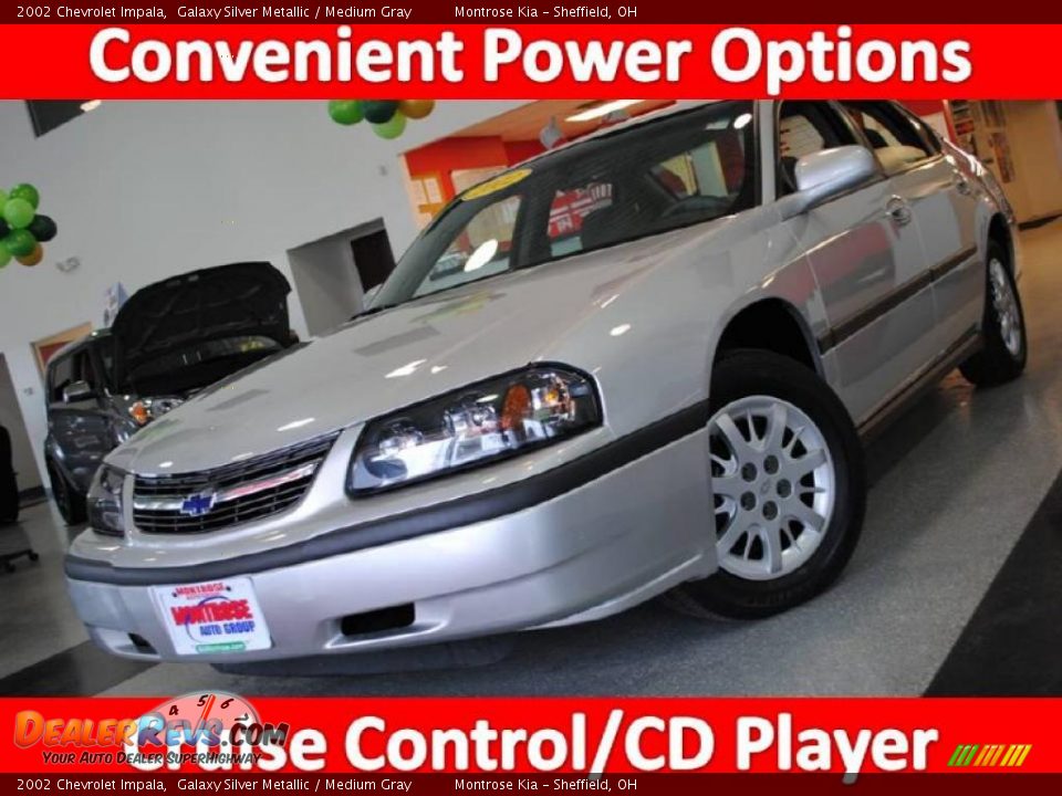 2002 Chevrolet Impala Galaxy Silver Metallic / Medium Gray Photo #1
