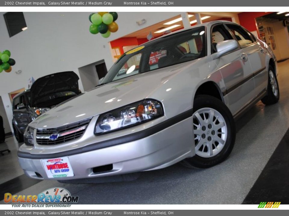 2002 Chevrolet Impala Galaxy Silver Metallic / Medium Gray Photo #2