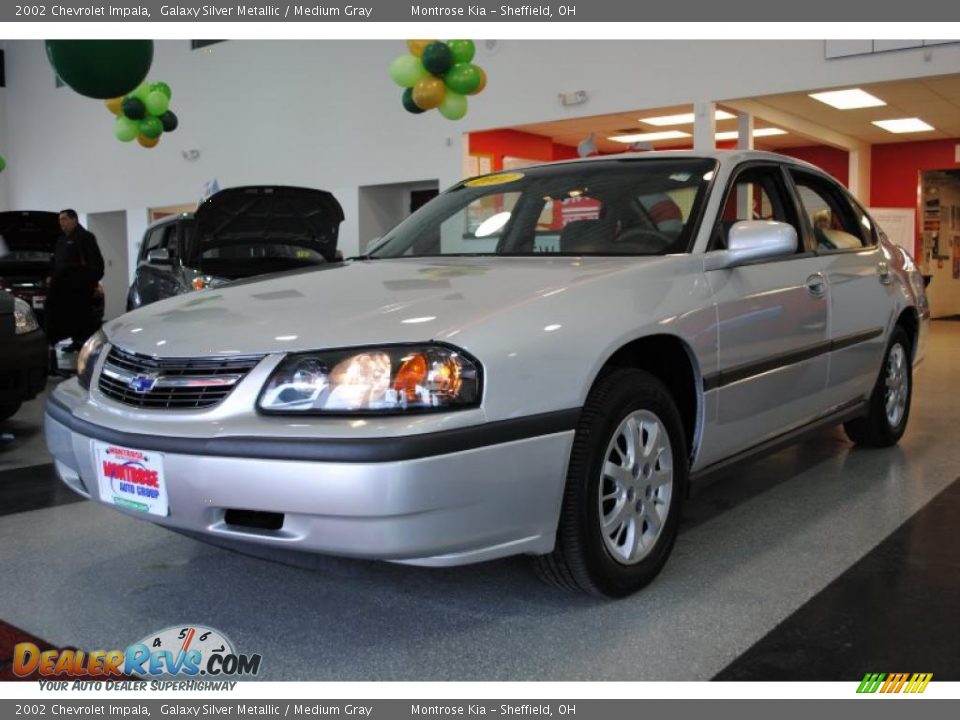 2002 Chevrolet Impala Galaxy Silver Metallic / Medium Gray Photo #3