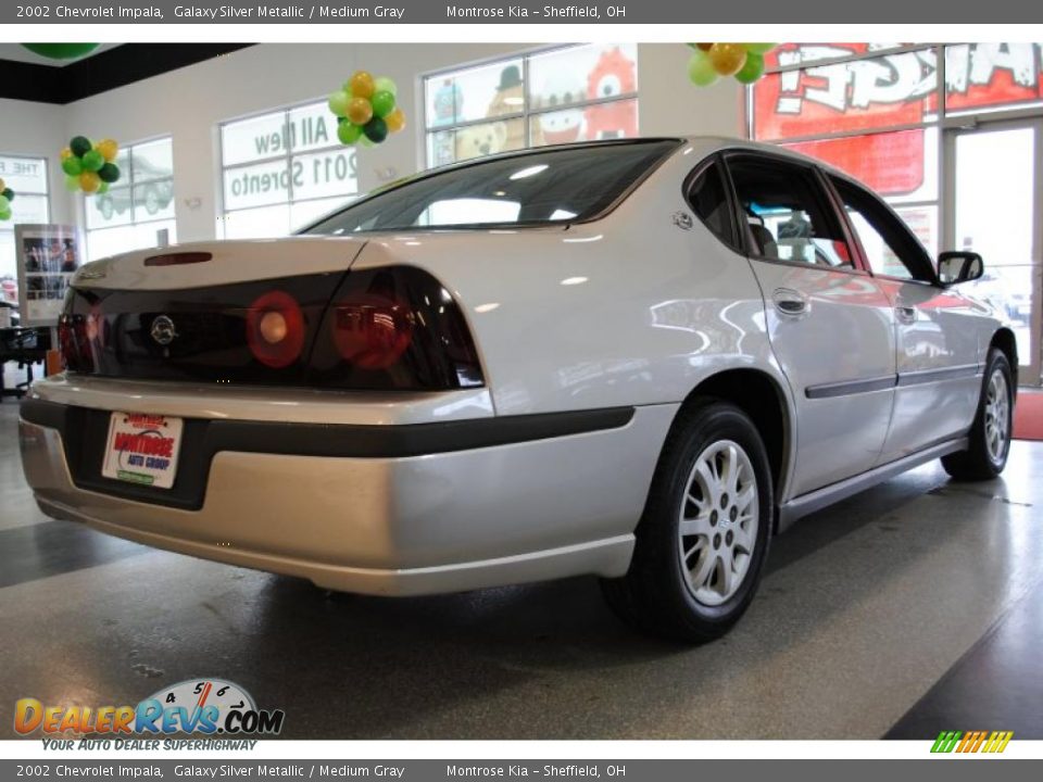 2002 Chevrolet Impala Galaxy Silver Metallic / Medium Gray Photo #8