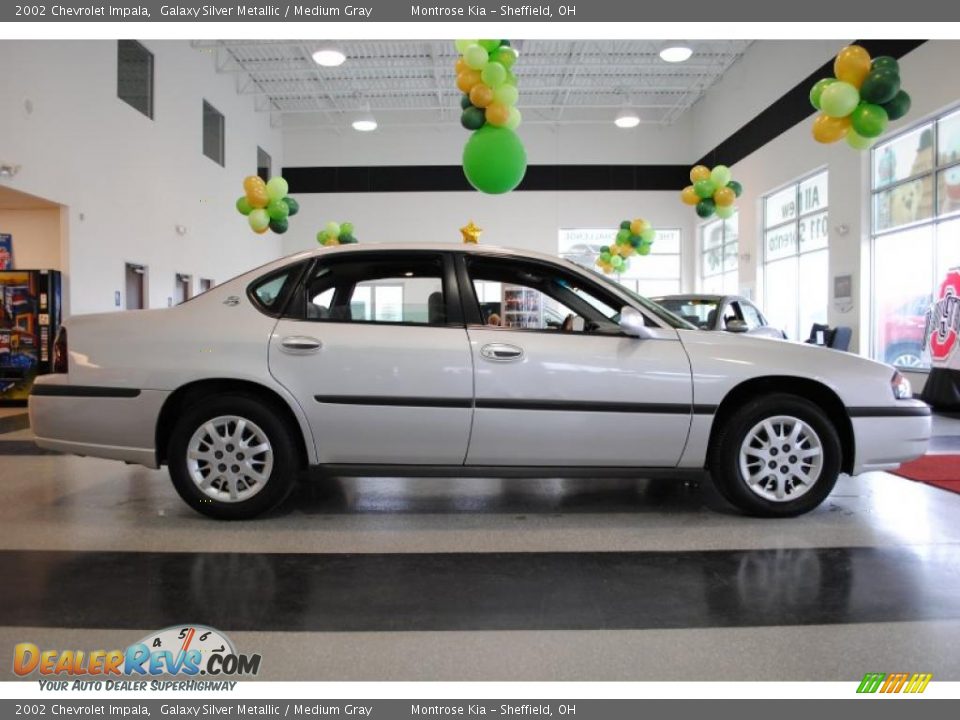 2002 Chevrolet Impala Galaxy Silver Metallic / Medium Gray Photo #9