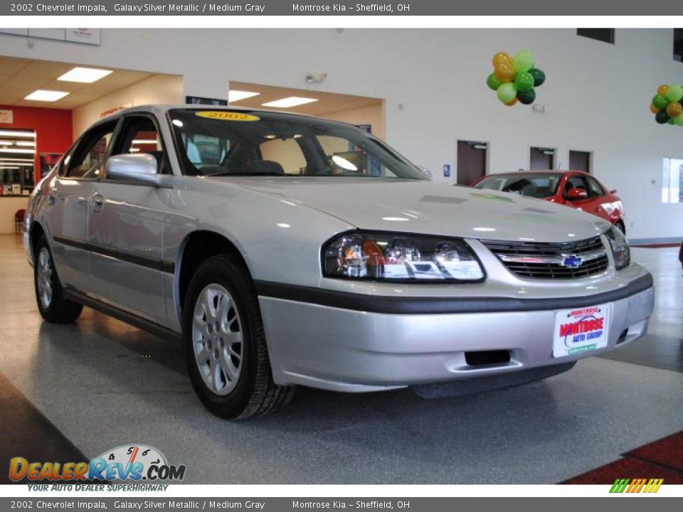 2002 Chevrolet Impala Galaxy Silver Metallic / Medium Gray Photo #10