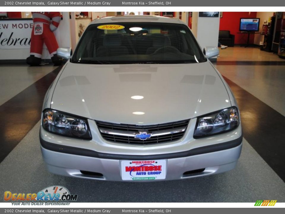 2002 Chevrolet Impala Galaxy Silver Metallic / Medium Gray Photo #11