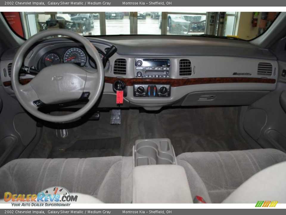 2002 Chevrolet Impala Galaxy Silver Metallic / Medium Gray Photo #13