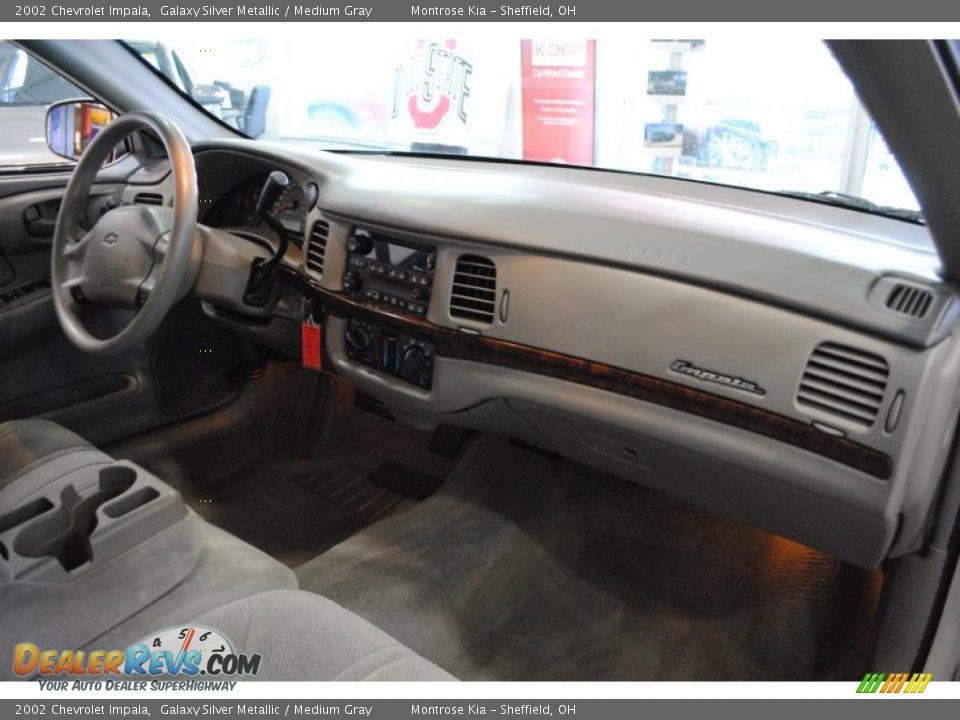 2002 Chevrolet Impala Galaxy Silver Metallic / Medium Gray Photo #15