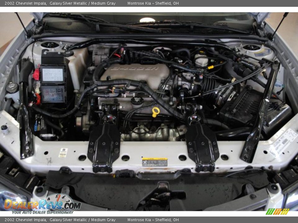 2002 Chevrolet Impala Galaxy Silver Metallic / Medium Gray Photo #23