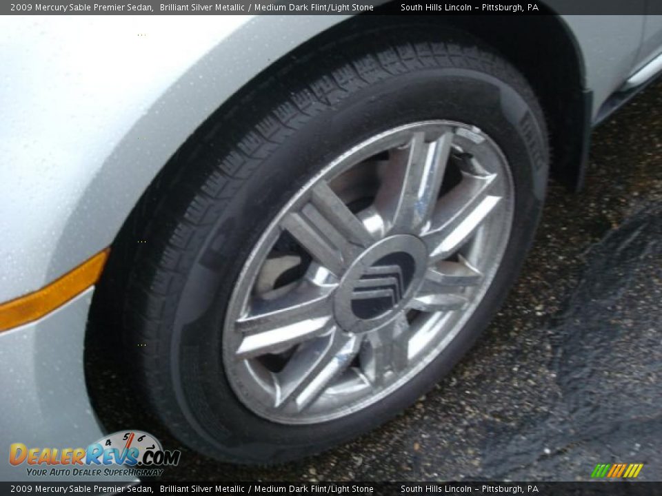 2009 Mercury Sable Premier Sedan Brilliant Silver Metallic / Medium Dark Flint/Light Stone Photo #7