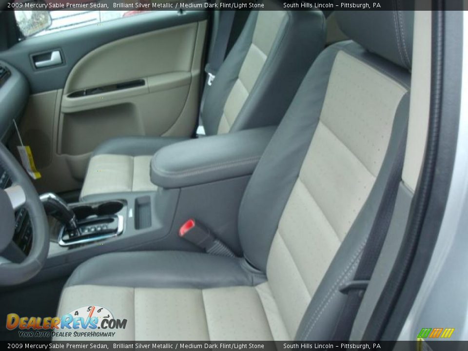 2009 Mercury Sable Premier Sedan Brilliant Silver Metallic / Medium Dark Flint/Light Stone Photo #8
