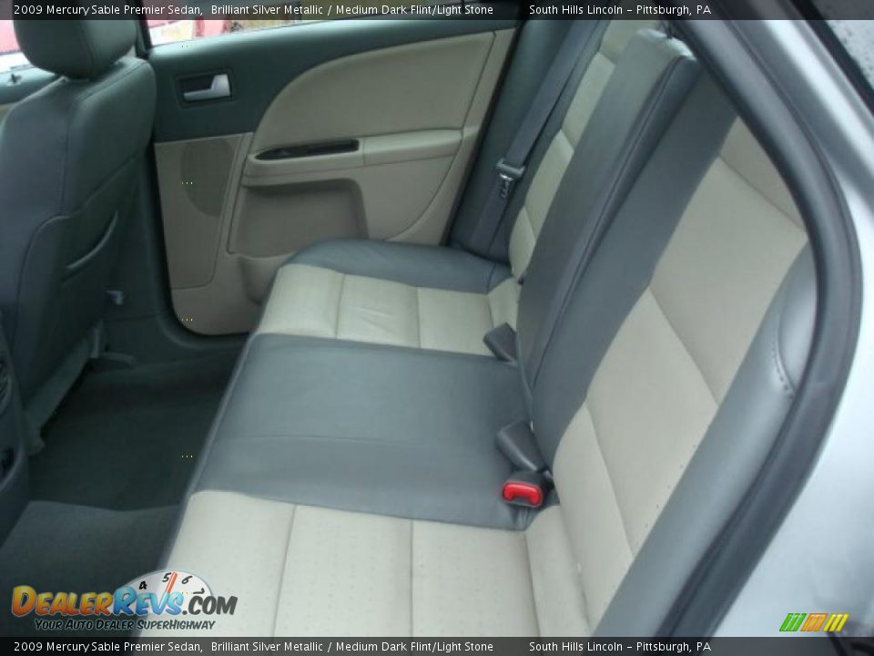 2009 Mercury Sable Premier Sedan Brilliant Silver Metallic / Medium Dark Flint/Light Stone Photo #9