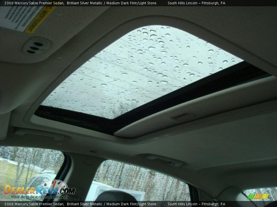 2009 Mercury Sable Premier Sedan Brilliant Silver Metallic / Medium Dark Flint/Light Stone Photo #12