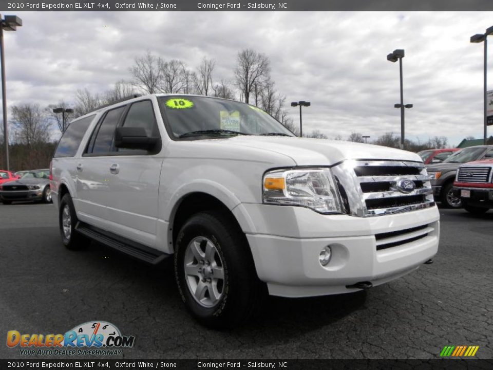 2010 Ford Expedition EL XLT 4x4 Oxford White / Stone Photo #1