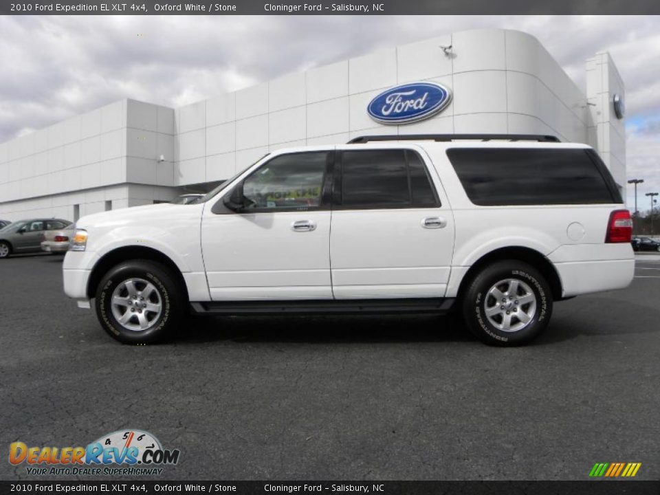 2010 Ford Expedition EL XLT 4x4 Oxford White / Stone Photo #5