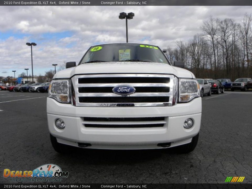 2010 Ford Expedition EL XLT 4x4 Oxford White / Stone Photo #7