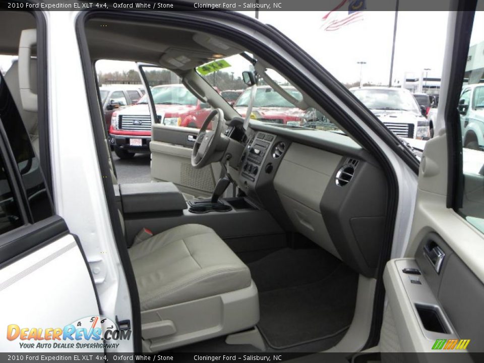2010 Ford Expedition EL XLT 4x4 Oxford White / Stone Photo #13